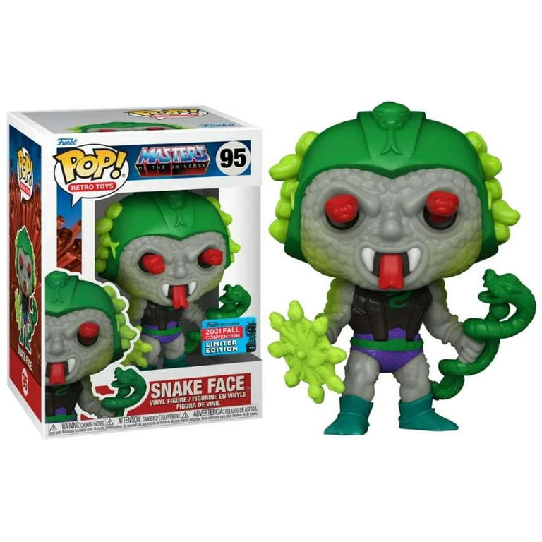 Funko Pop! MOTU Snake Face 2021 NYCC Exclusive #95 + Protector