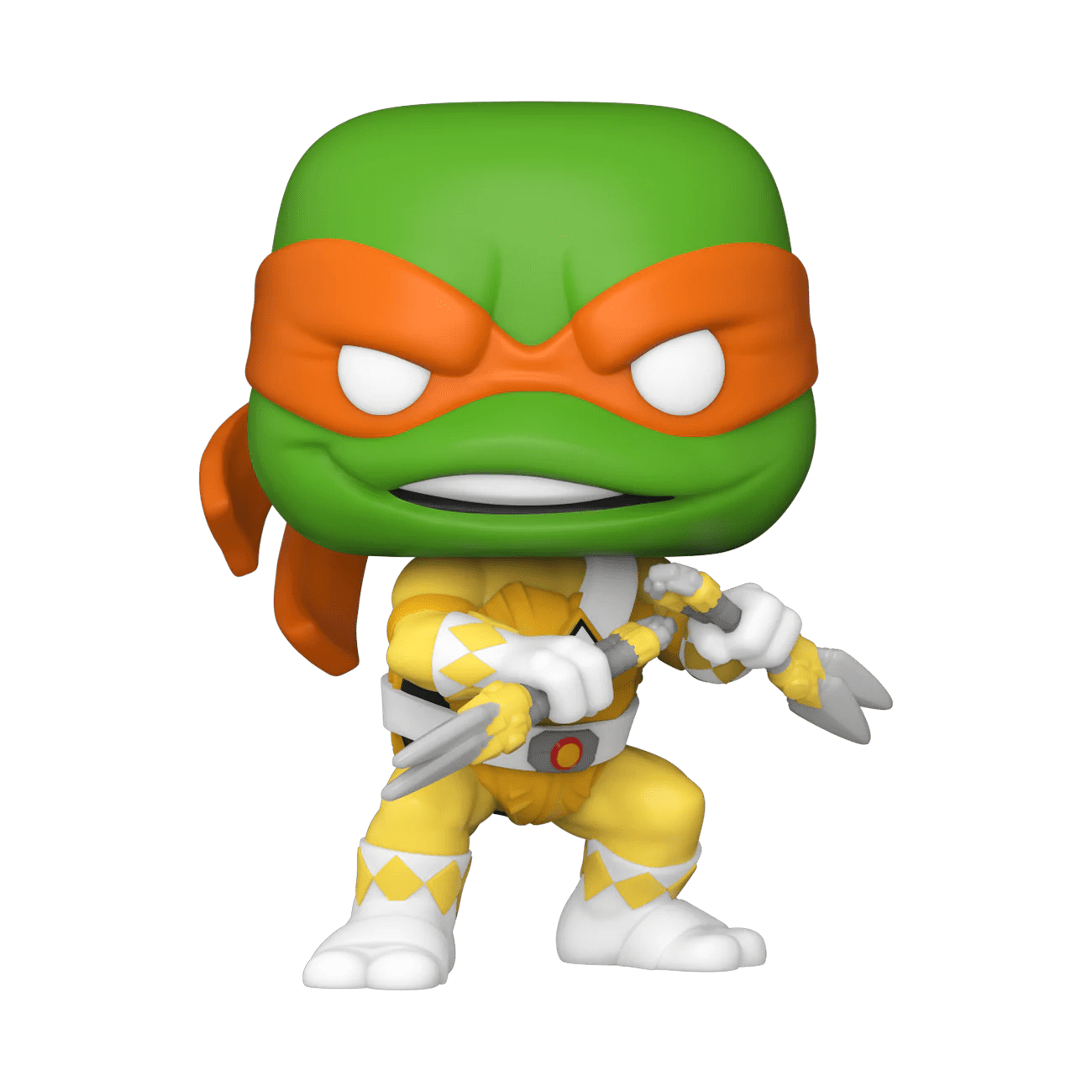 Funko POP! Retro Toys Power Rangers x TMNT Mikey as Yellow Ranger #111 Exclusive