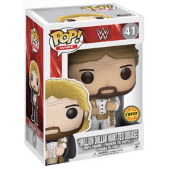 Funko Pop! Million Dollar Man Ted Dibiase 41 Chase Variant White Suit Exclusive Vinyl Figure