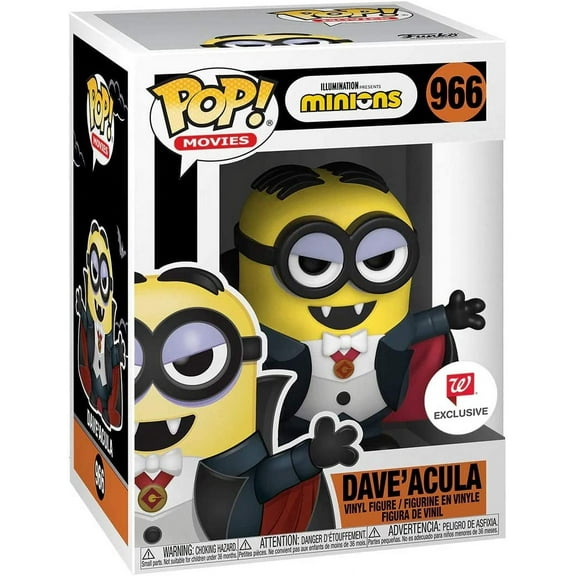 Funko POP! Movies Minions Dave'acula Despicable Me, Vinyl Figure