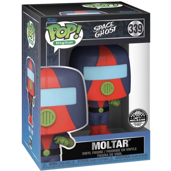 Funko Pop Moltar Space Ghost Digital NFT Legendary 339 Limited Edition