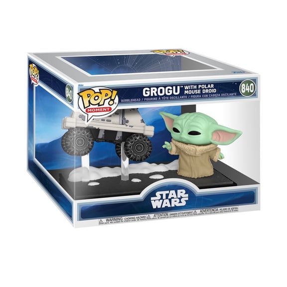 Funko Pop! Moment Grogu with Polar Mouse Droid #840 Star Wars Collectible