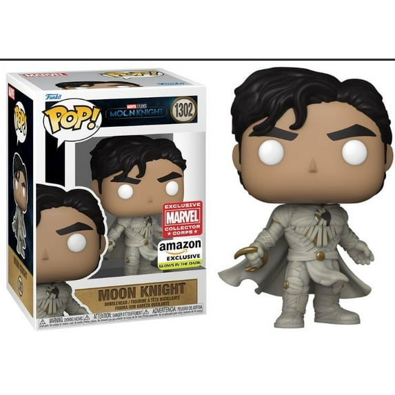 Funko Pop! Moon Knight #1302, Marvel Collector Corps, Glow In the