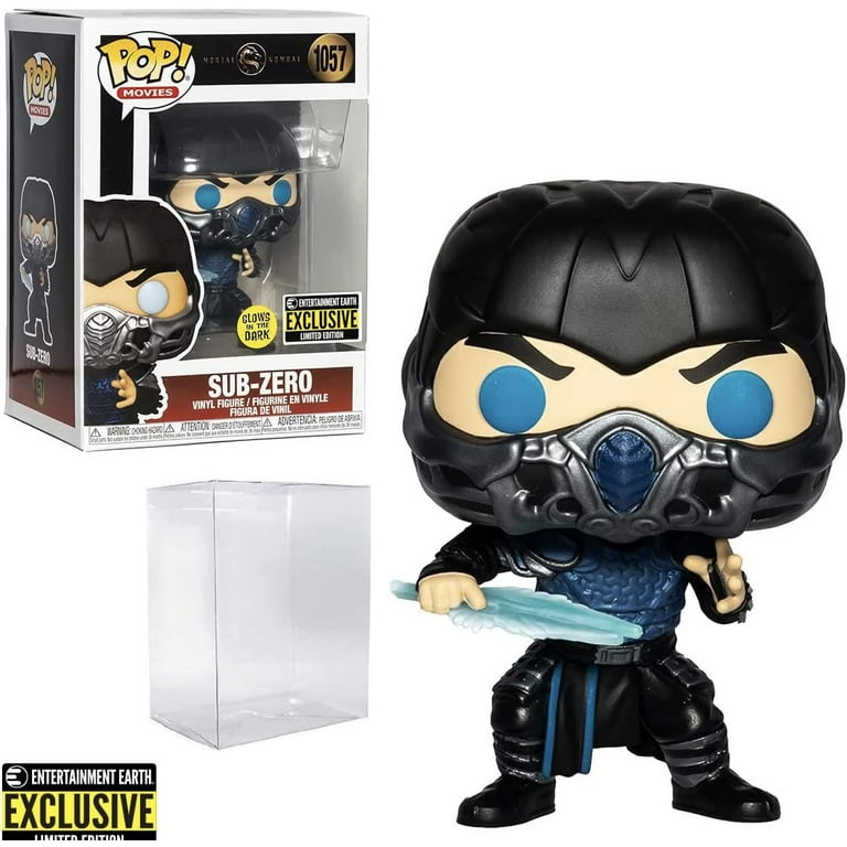 Funko Pop Mortal Kombat Movie Sub Zero Glow in The Dark Exclusive Figure