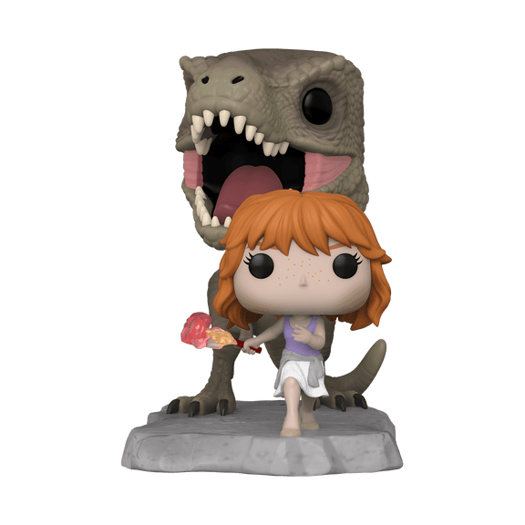 Funko Pop! Movie Moment: Jurassic World - Claire with Flare Vinyl Figure (Walmart Exclusive)