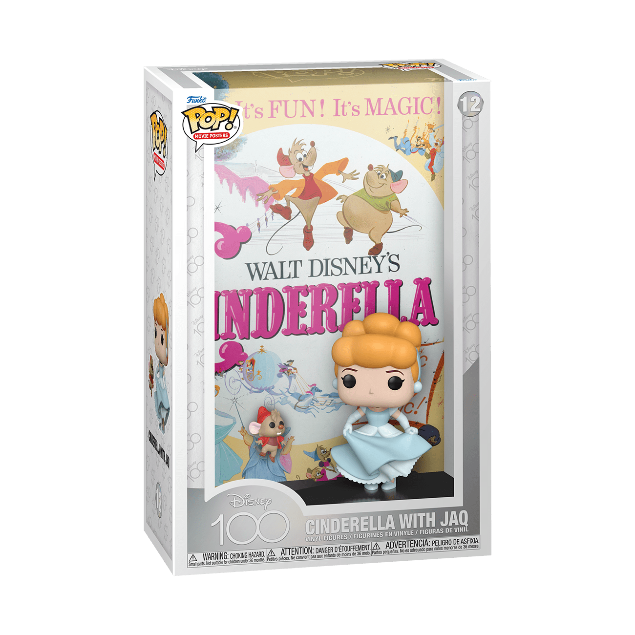 アメコミ FUNKO POP! MOVIE POSTER: Disney 100 Funko Pop! Movie Poster: Disney 100 - Cinderella Vinyl Figure