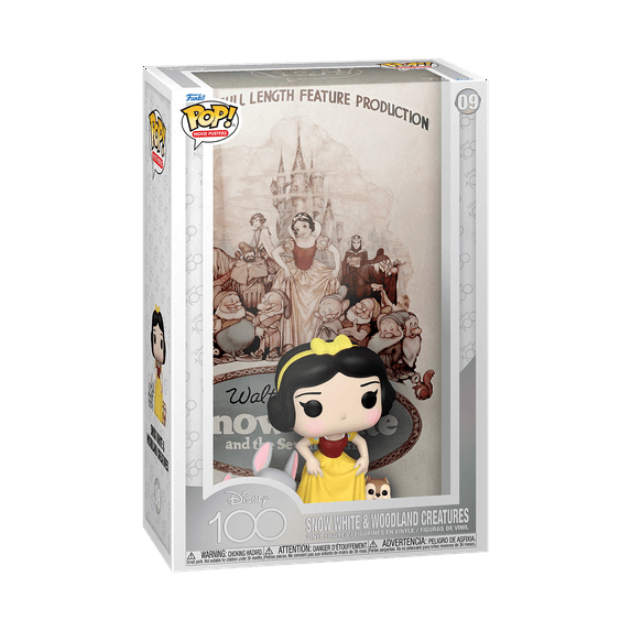 Funko Pop! Movie Poster: Disney 100 - Snow White and Woodland Creatures Vinyl Figure