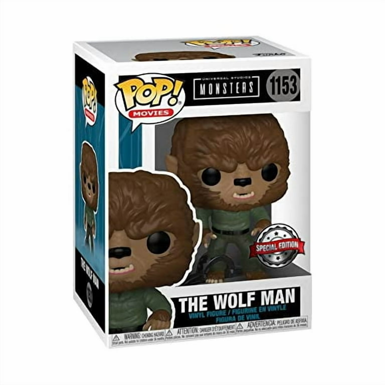 Funko Pop Universal Monsters The Wolf Man 1941 Exclusive - Walmart.com