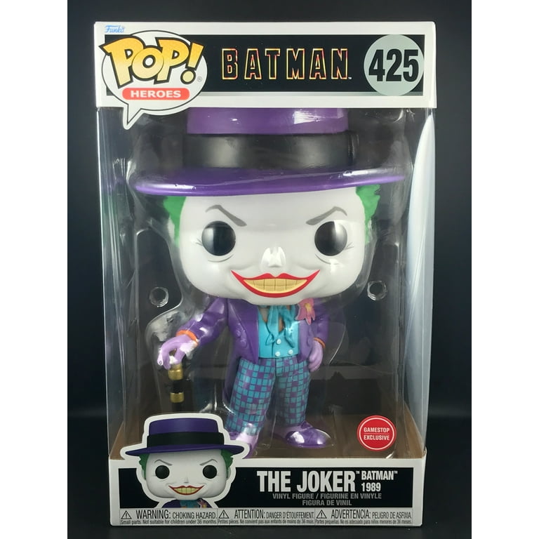 Funko Pop Movies #425 - Batman 1989 - 10-Inch The Joker