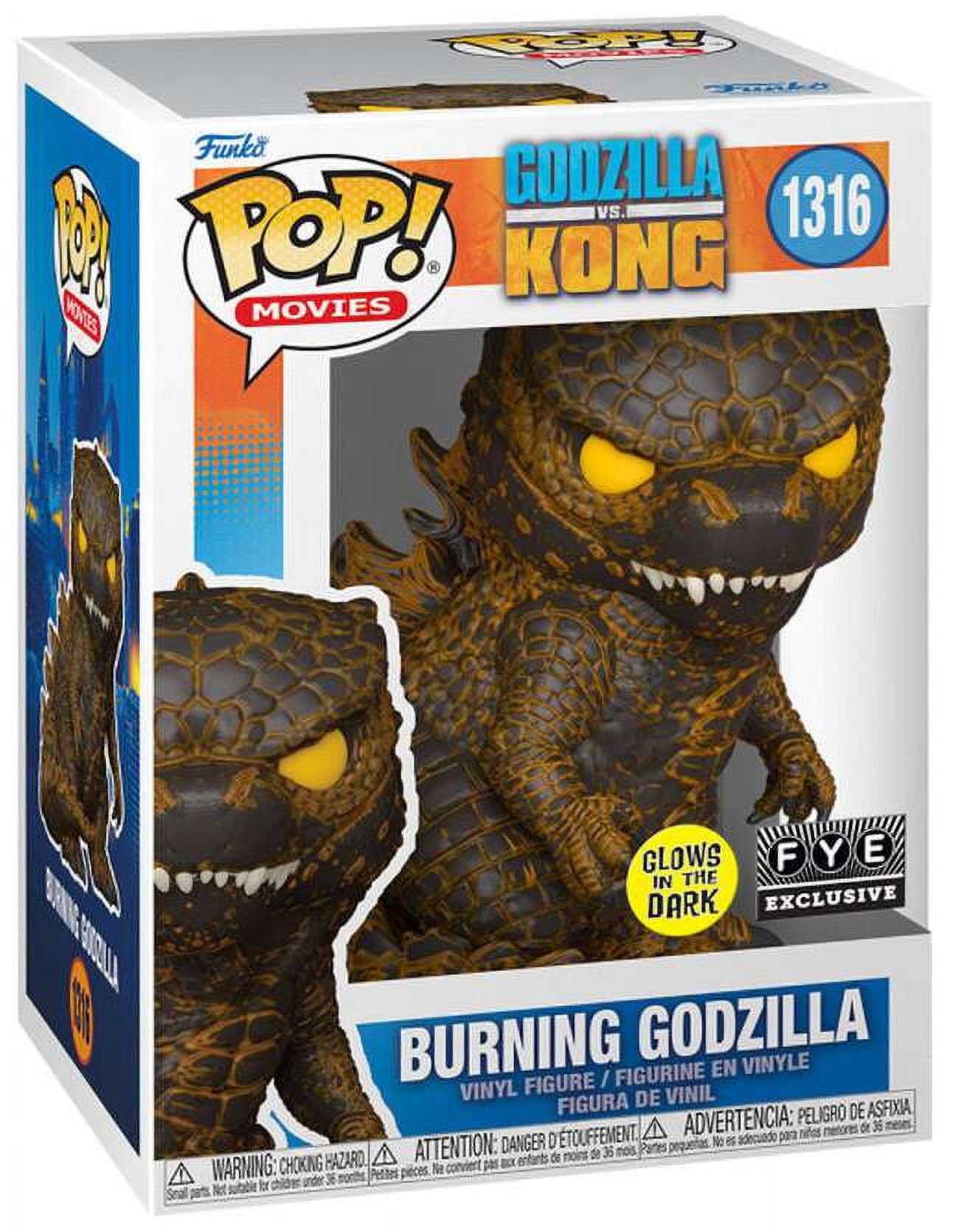 Funko Pop! Animation Vinyl Burning Godzilla Vs Kong, Glow-in-the