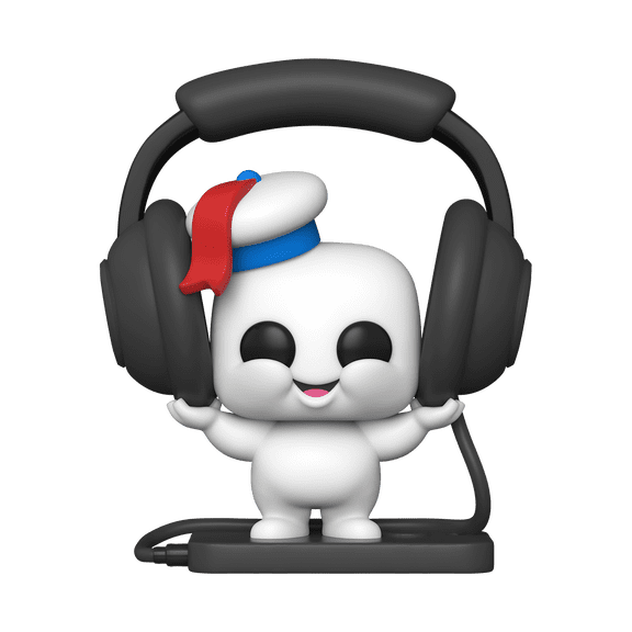 Funko Pop! Movies: Ghostbusters: After-Mini Puft with Headphones Vinyl Figure (Walmart Exclusive)