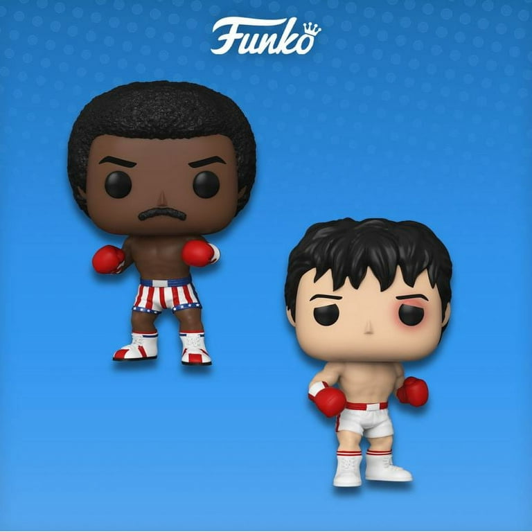 Funko Pop! Movies: Rocky 45th Anniversary – Set of 2 Vinyl Figures (Apollo  Creed / Rocky Balboa)