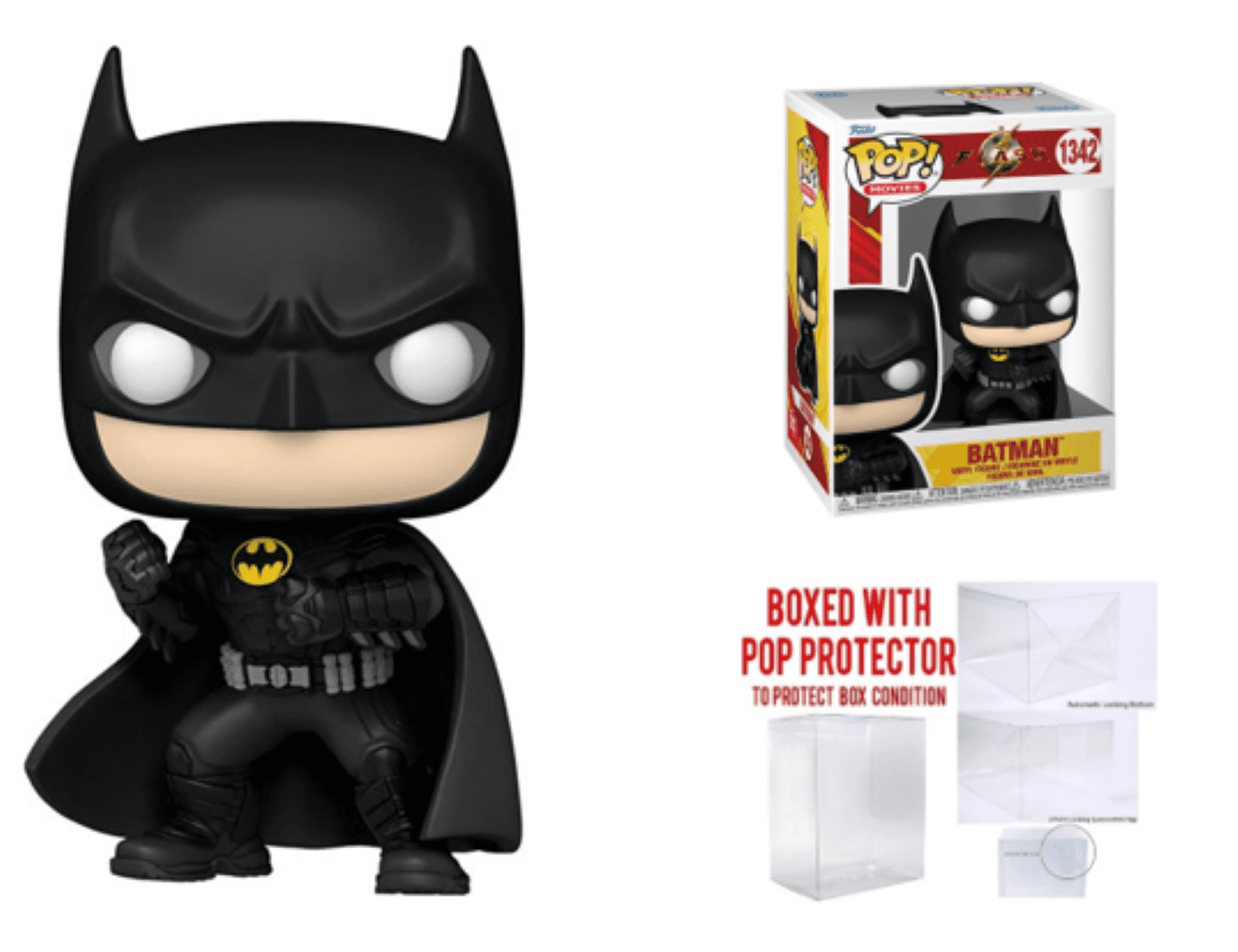 Figure Funko POP! DC Heroes: The Flash - Batman (Michael Keaton