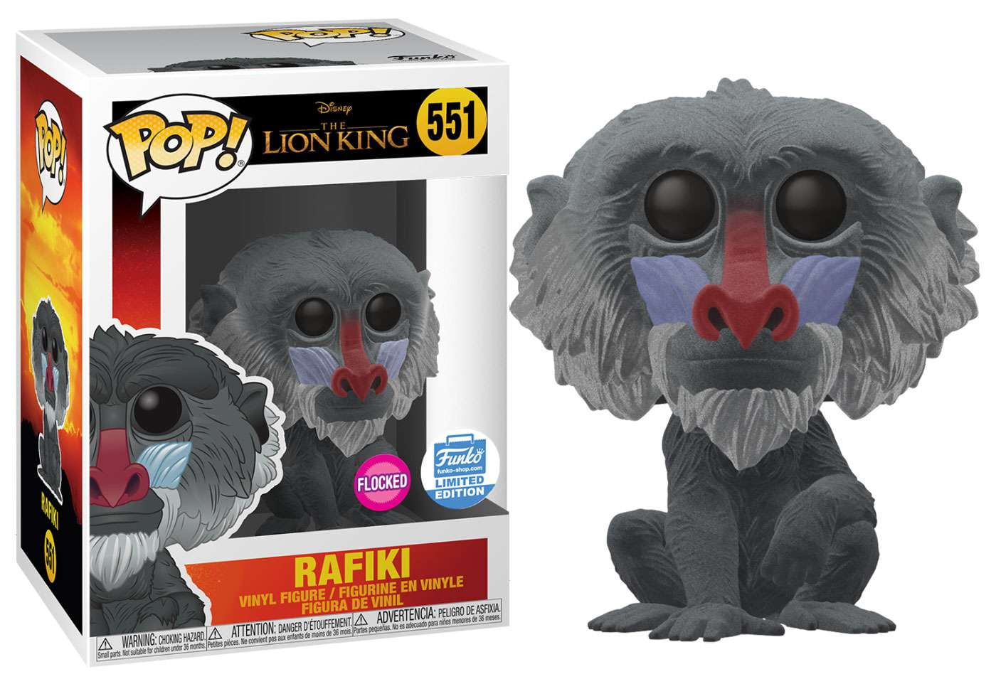 Funko POP! Disney Rafkiki Vinyl Figure [Flocked] - Walmart.com