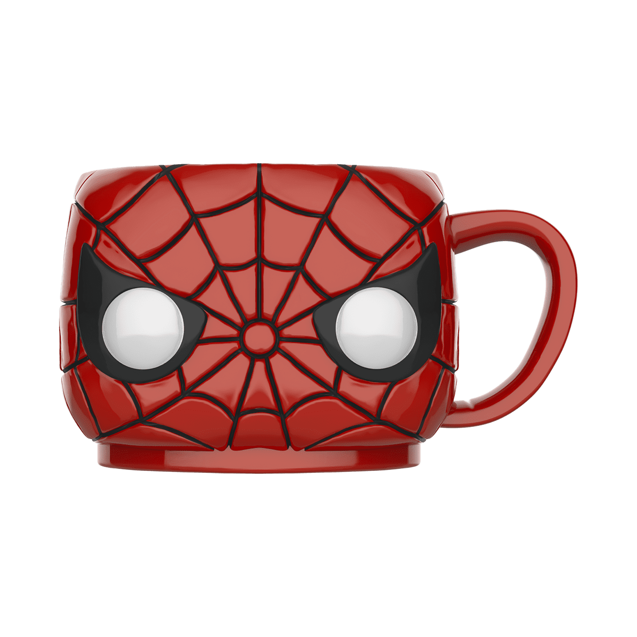 Funko Pop! Mug: Marvel - Spider-Man Ceramic Mug 16oz, Red, Black 