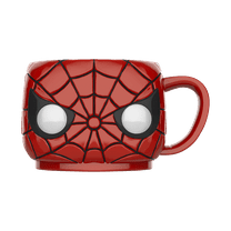 Funko Pop! Mug: Marvel - Spider-Man Ceramic Mug 16oz, Red, Black