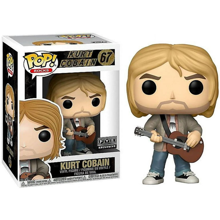 Funko Pop! Rocks Kurt Cobain #65 w/ Protector NIrvana