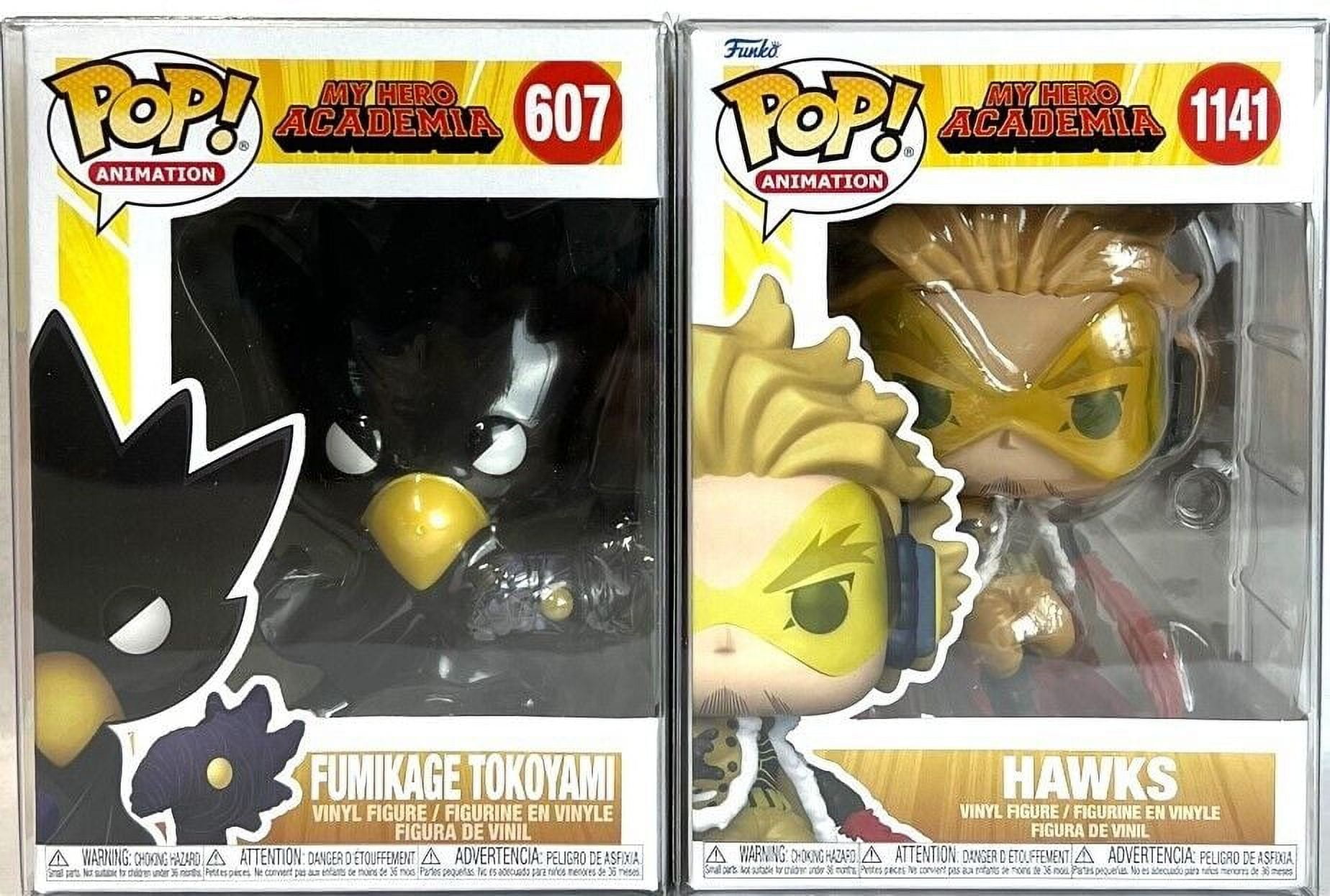 Funko Pop! My Hero Academia Fumikage Tokoyami #607 & Hawks