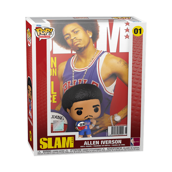 Funko Pop! NBA Cover: SLAM - Allen Iverson Vinyl Figure