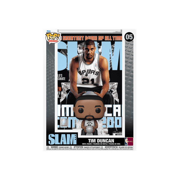Funko Pop! NBA Cover: SLAM - Tim Duncan Vinyl Figure