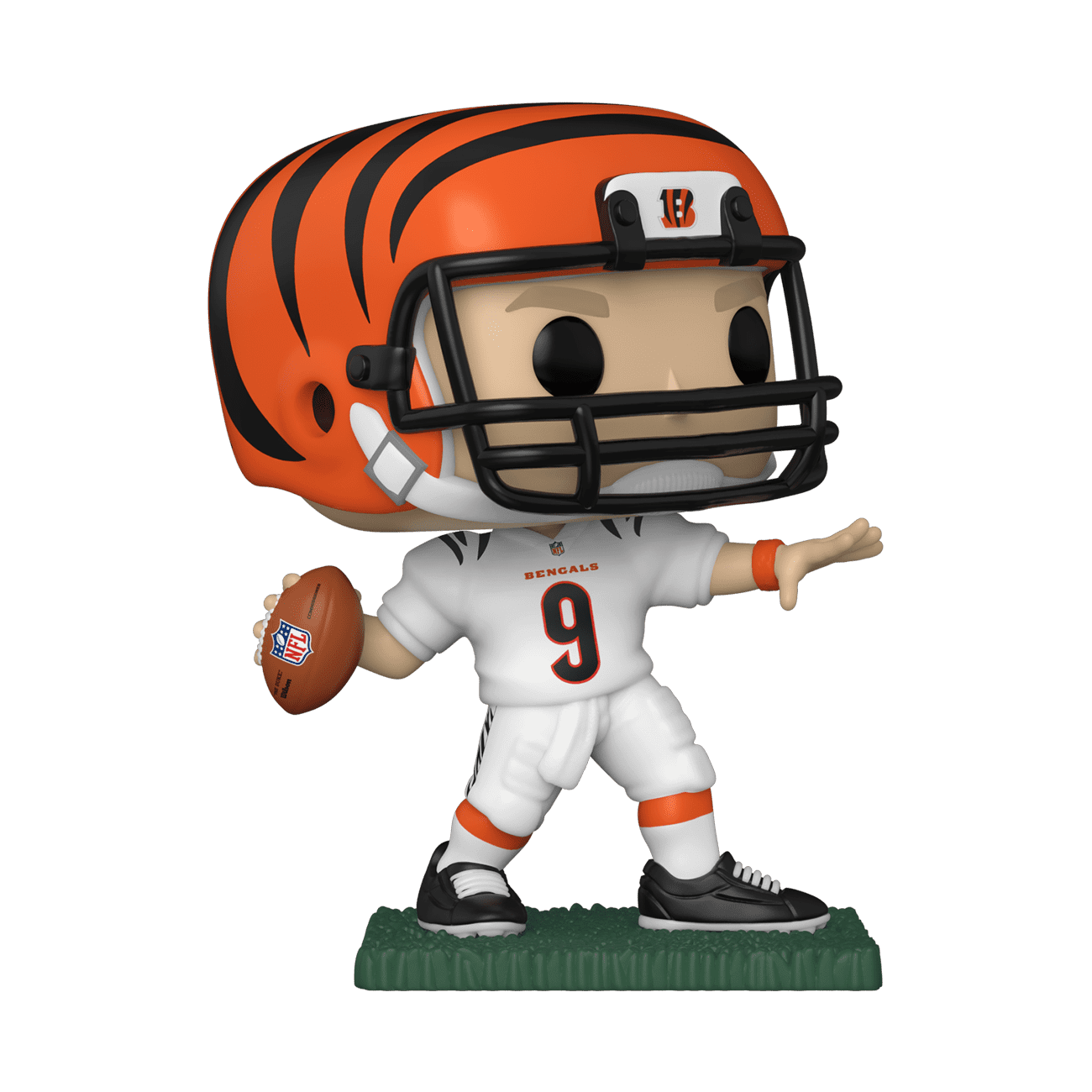 Funko Pop! NFL: Bengals- Joe Burrow (Away Uniform) Vinyl Figure