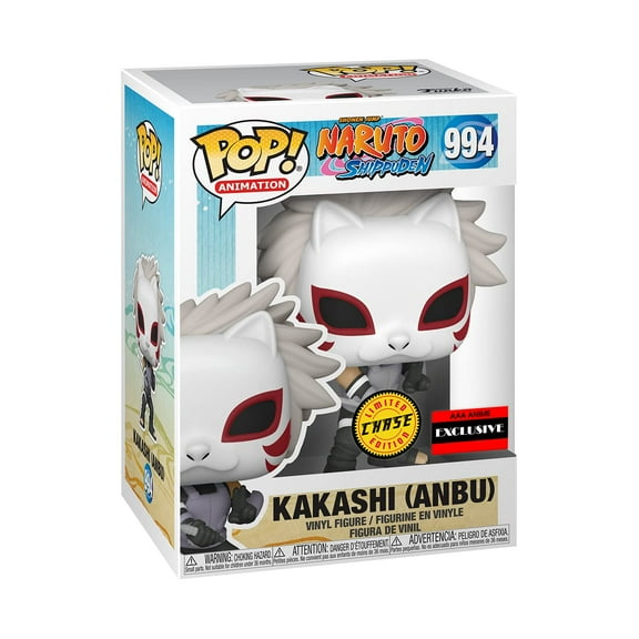 Funko Pop Naruto Shippuden Anbu Kakashi (Masked) Chase Figure (AAA Anime Exclusive)