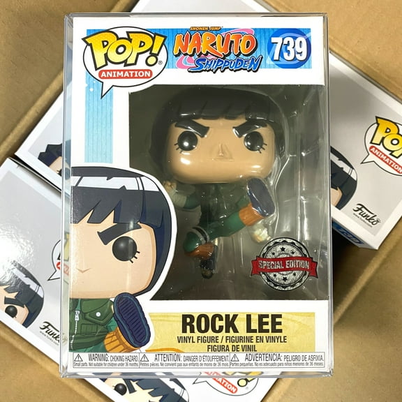 Funko Pop Animation 739 Naruto Shippuden Rock Lee Figure Hot Topic Exclusive