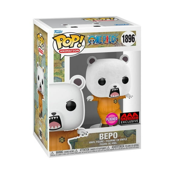 Funko Pop One Piece: Bepo (Flocked) Figure (AAA Anime Exclusive)