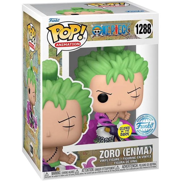 Funko Pop One Piece : ZORO (Enma) #1288 Exclusive Vinyl Figure w/Pop