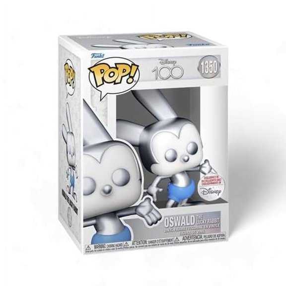 Funko Pop! Oswald the Lucky Rabbit (Platinum) Disney Park Exclusive # 1350