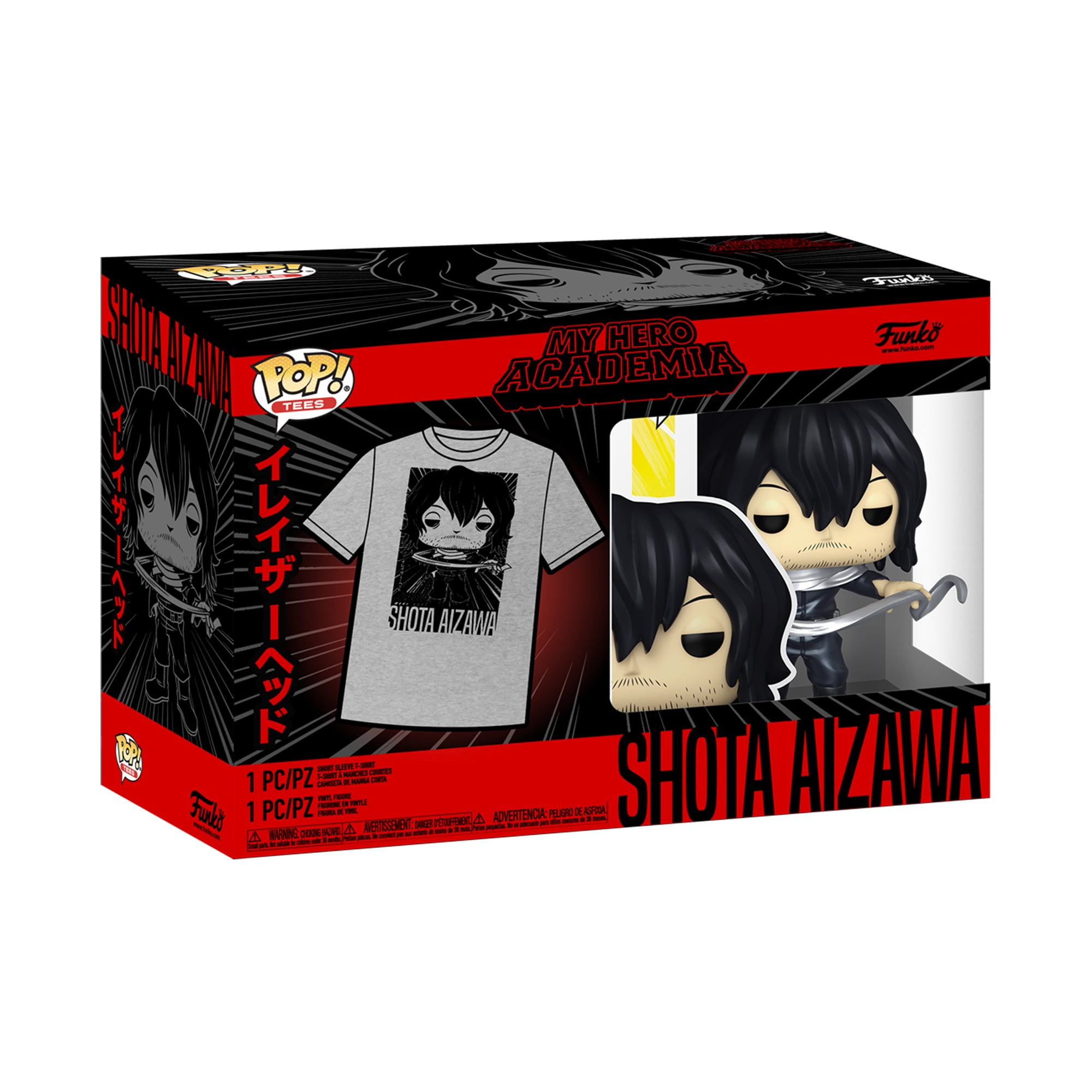 『1年保証』 Funko Pop! POP & TEE: My Hero Academia - Shota Aizawa - L アニメ+ゲーム