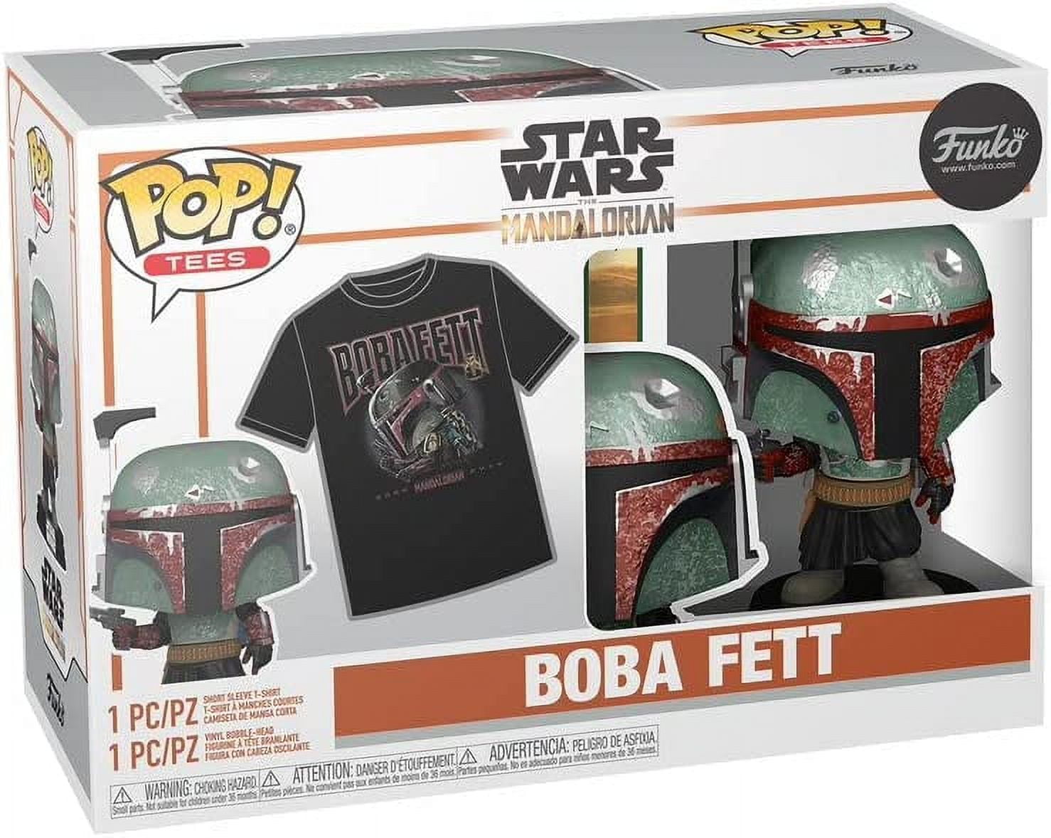 Funko Pop! Star Wars The Mandalorian: Boba Fett POP & Tee - XL