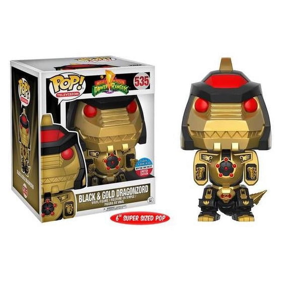 Funko Pop! POWER RANGERS: Black & Gold Dragonzord #535 [2017 Toy Tokyo / NYCC]