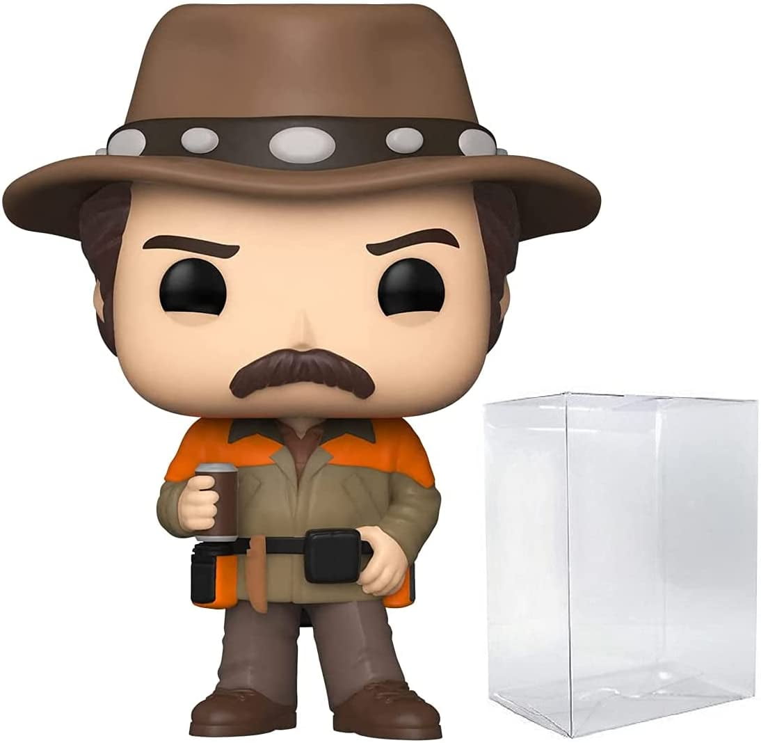 Funko Pop! Park and Recreations Hunter Ron Swanson Vinyl Figure #1150  (Bundled with Pop Protector to Protect Display Box) - Walmart.com