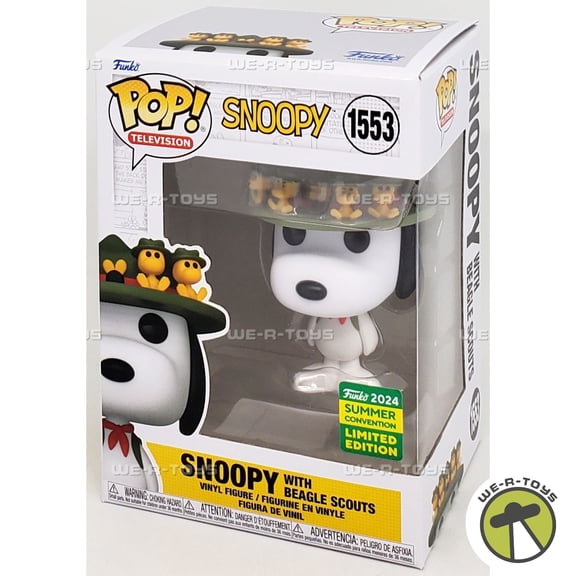 Funko POP Television Peanuts Snoopy with Beagle Scouts 1553 Vinyl Figure