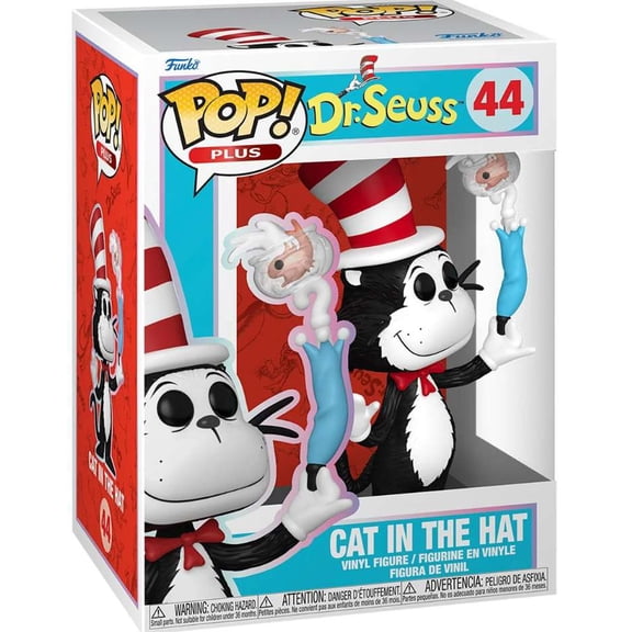 Funko Pop Plus 44 Dr. Seuss Cat in The Hat Vinyl Figure