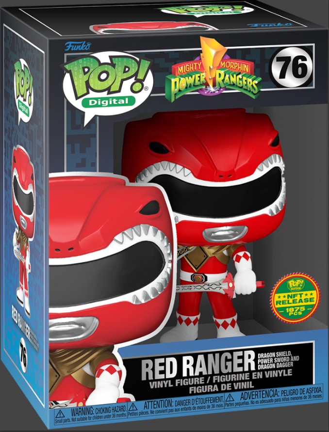 Funko Pop! Power Rangers Red Ranger #76 Legendary Limited Edition ...