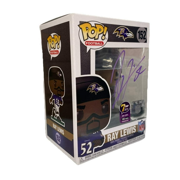 Funko Pop Ray Lewis #152 Autographed Signed Baltimore Ravens NFL Beckett COA