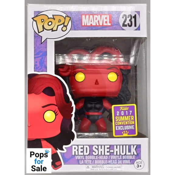 231 Red She-Hulk - Marvel - 2017 Con Funko POP