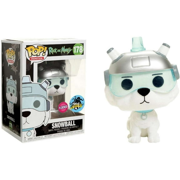 Flocked Snowball - Rick and Morty Funko Pop! Figure #178 L.A.Comic Con Exclusive