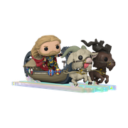 Funko Pop! Ride Super Deluxe: Thor Love and Thunder- Toothgnasher and Toothgrinder aboard the Goat Boat Vinyl Bobblehead