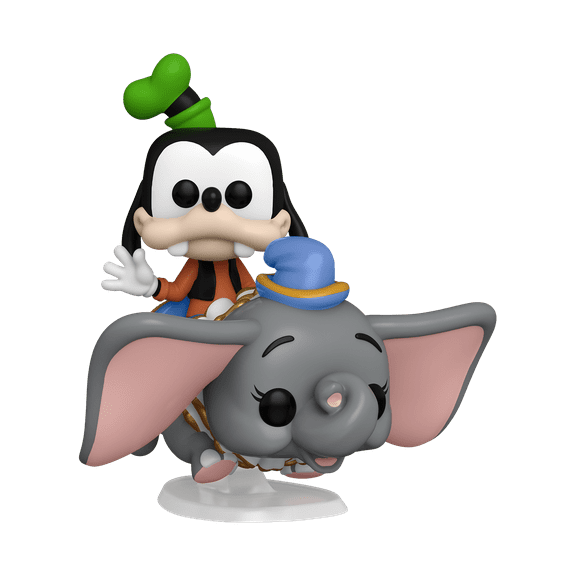 Funko Pop! Ride Super Deluxe: Walt Disney World 50 Years - Dumbo with Goofy Vinyl Figure