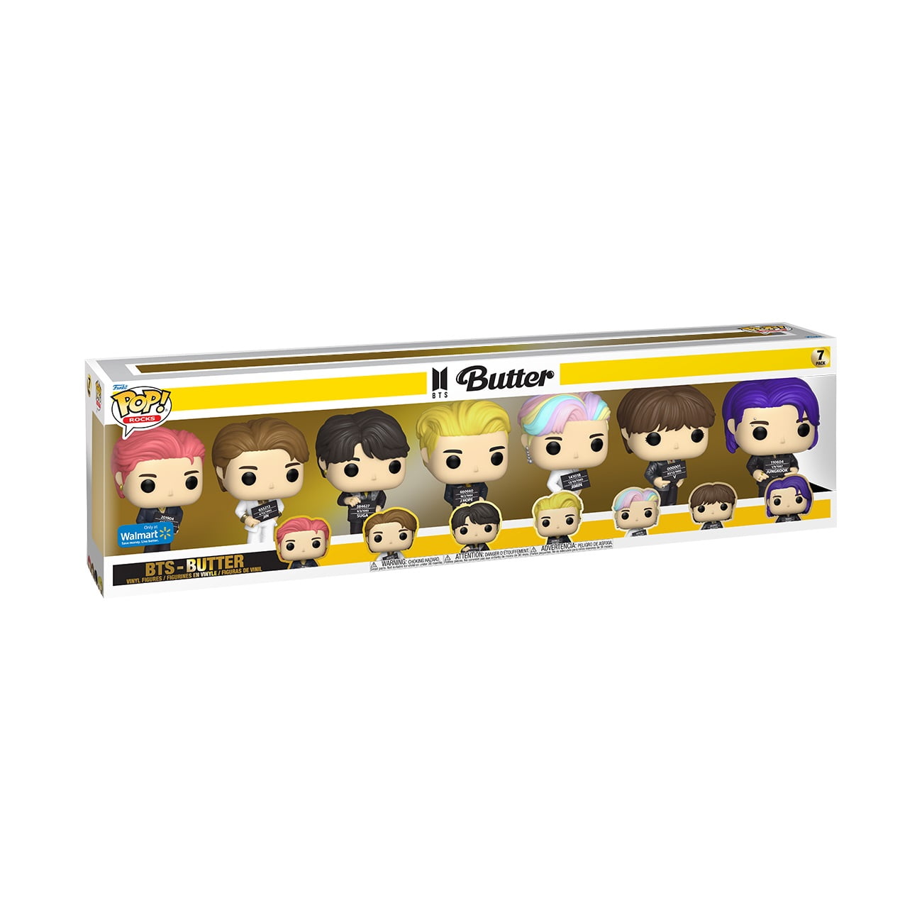 Funko Pop! Rocks Vinyl Figures: 7PK BTS - Dynamite - Walmart Exclusive