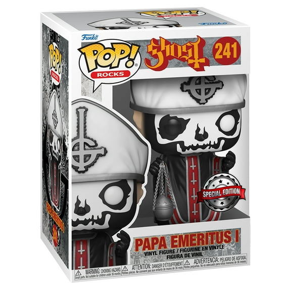 Funko Pop Rocks! Ghost #241 Papa Emeritus I Exclusive