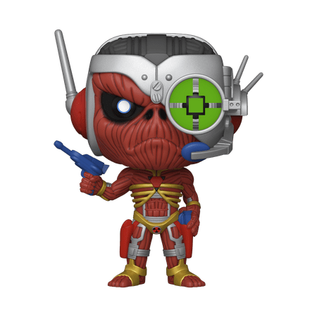 Funko Pop! Rocks: Iron Maiden - Eddie - Somewhere in Time Vinyl Figure with Chase Vinyl Figure