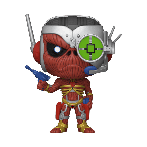 Funko Pop! Rocks: Iron Maiden - Eddie - Somewhere in Time Vinyl Figure with Chase Vinyl Figure