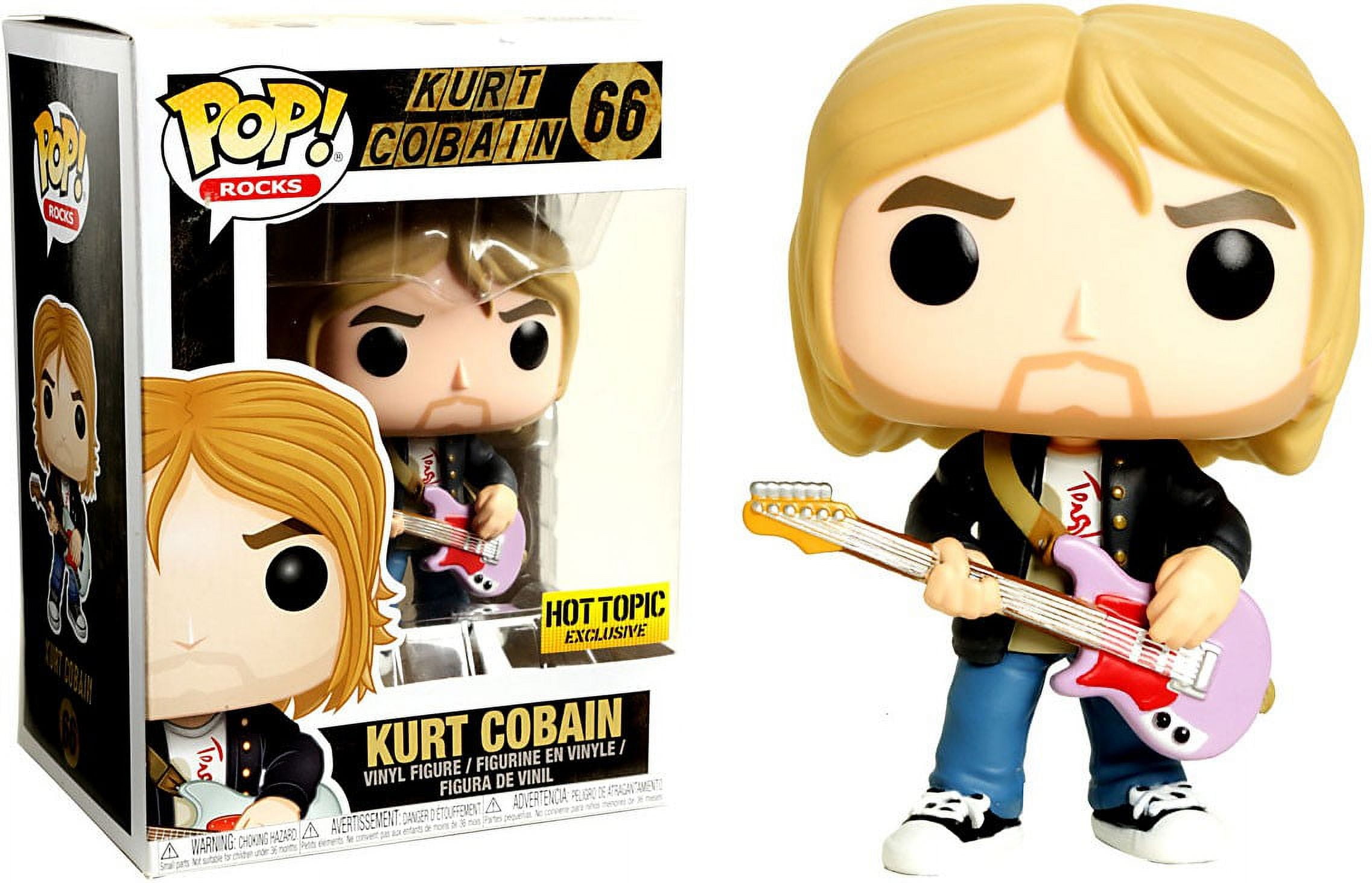 Nirvana Funko Pop Rocks Kurt Cobain MTV Loud Live Figure Hot