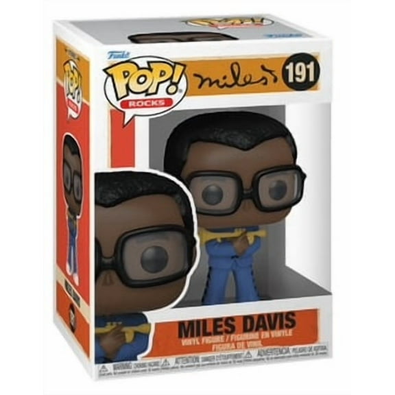 Funko Pop Rocks Miles Davis 191 Vinyl Figure