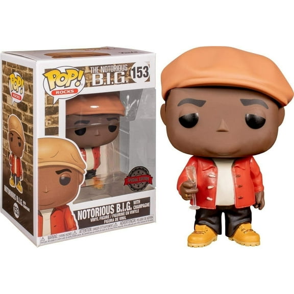 Funko Pop Rocks Notorious B.I.G. Big Poppa Special Edition Figure Collectible