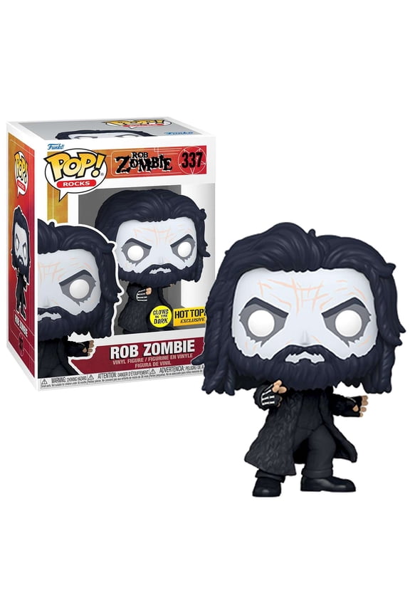 Pop Rocks Rob Zombie (Glow-in-The-Dark) Vinyl Figure Hot Topic Exclusive